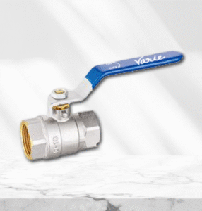 Varie Ball Valve BBS3 product on grey color background.